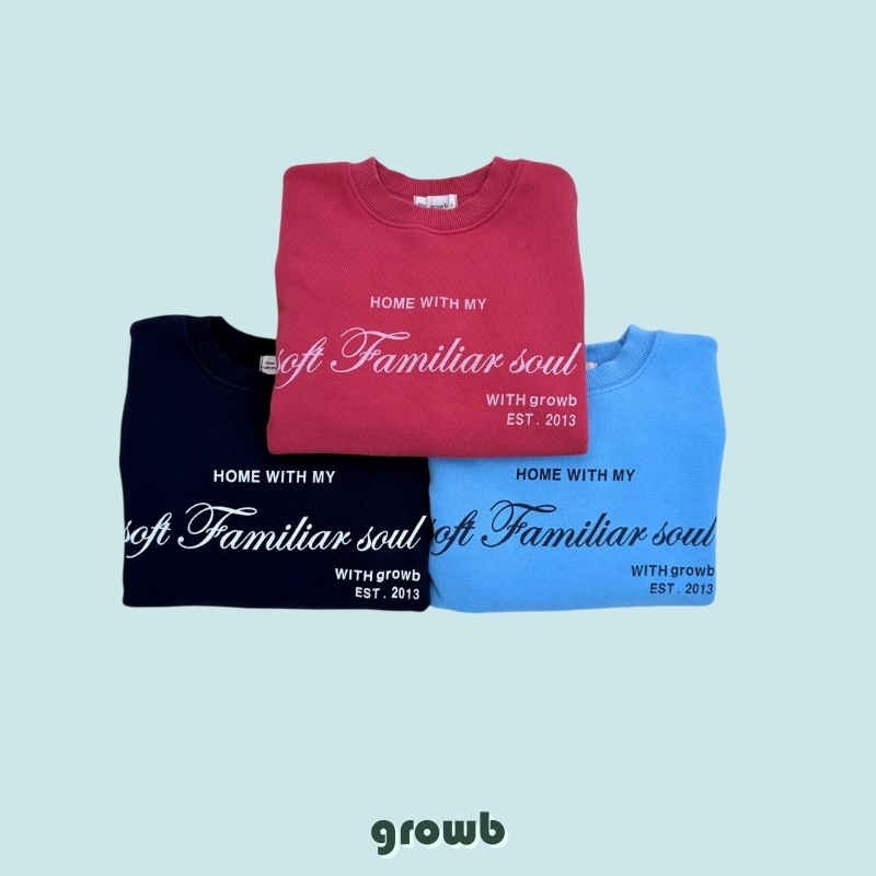 Grow B - Korean Children Fashion - #childrensboutique - Soul Sweatshirt - 4