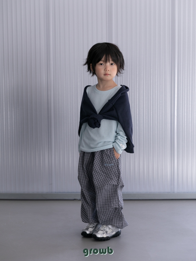 Grow B - Korean Children Fashion - #designkidswear - Mood Check Pants - 12