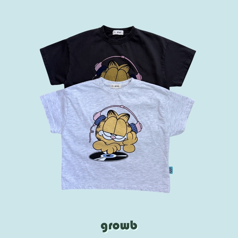 Grow B - Korean Children Fashion - #designkidswear - Music Tee - 4