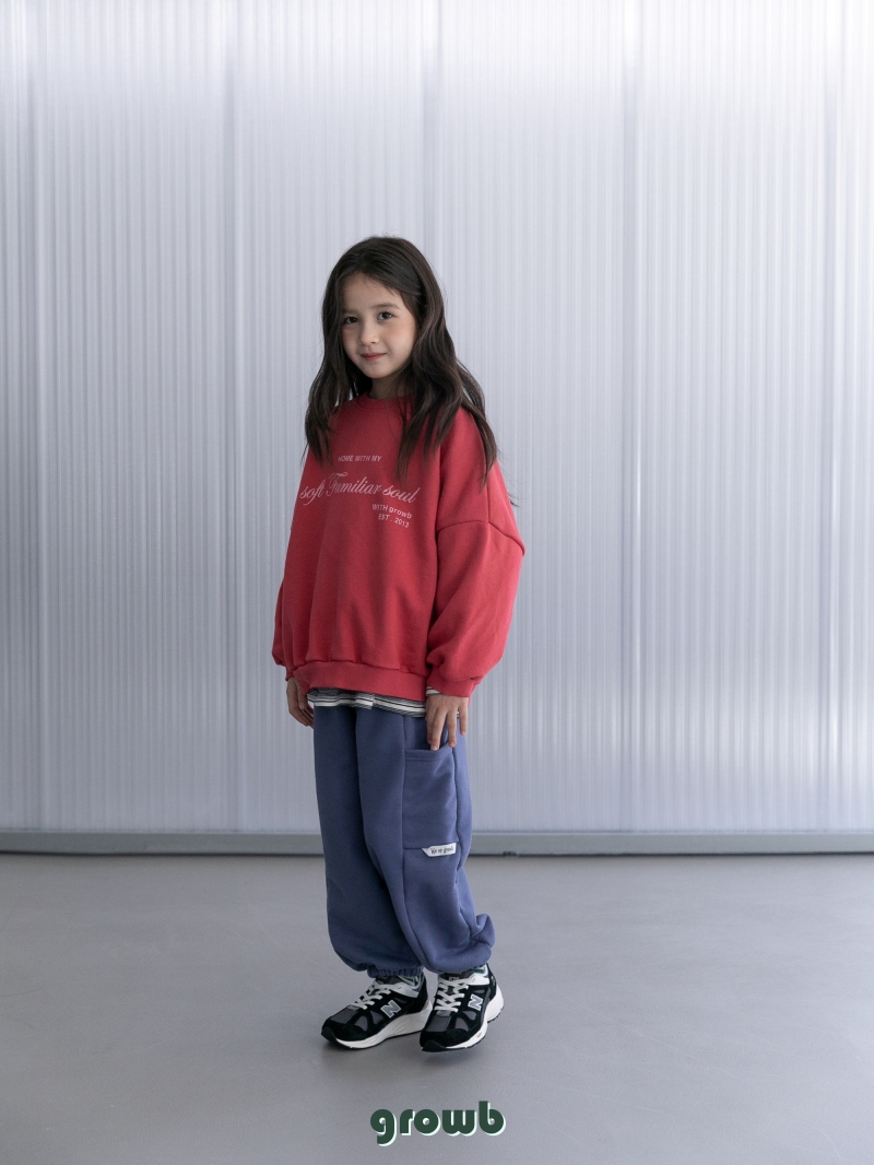 Grow B - Korean Children Fashion - #kidsshorts - Soul Sweatshirt - 7