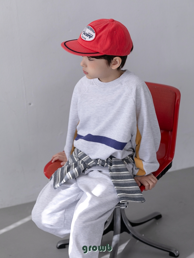 Grow B - Korean Children Fashion - #kidsshorts - On Sweatshirt - 5