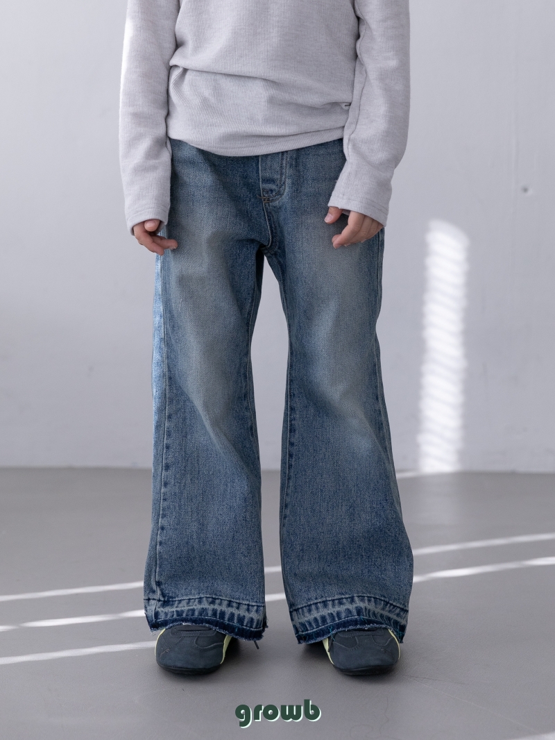 Grow B - Korean Children Fashion - #kidsstore - Maison Bootcut Pants - 11