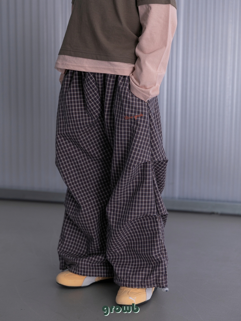 Grow B - Korean Children Fashion - #kidzfashiontrend - Mood Check Pants - 3