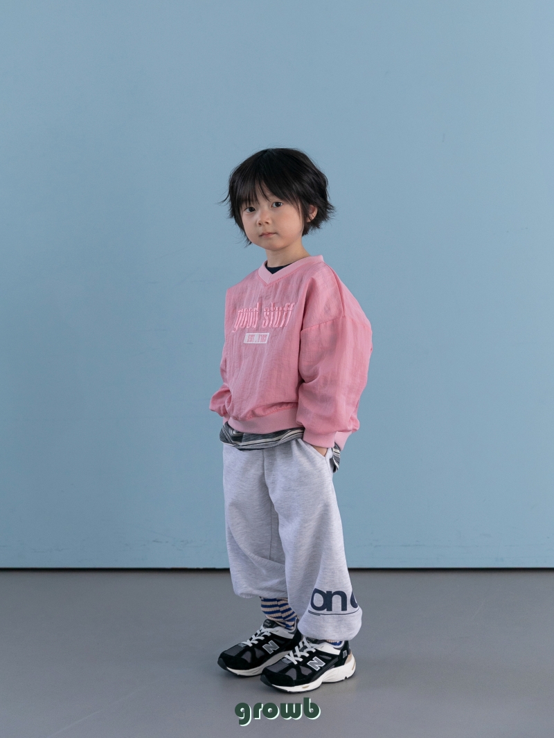 Grow B - Korean Children Fashion - #littlefashionista - Off Jogger Pants - 8