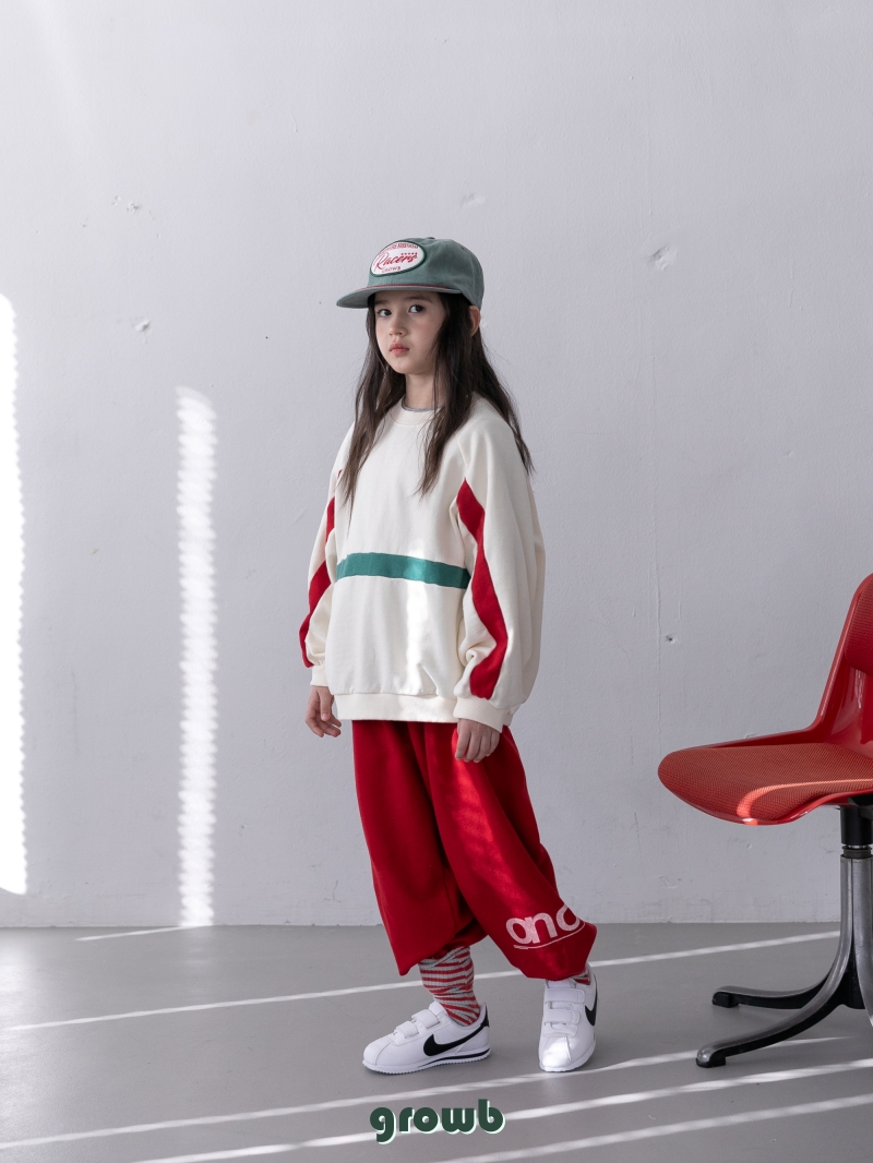 Grow B - Korean Children Fashion - #minifashionista - Off Jogger Pants - 10