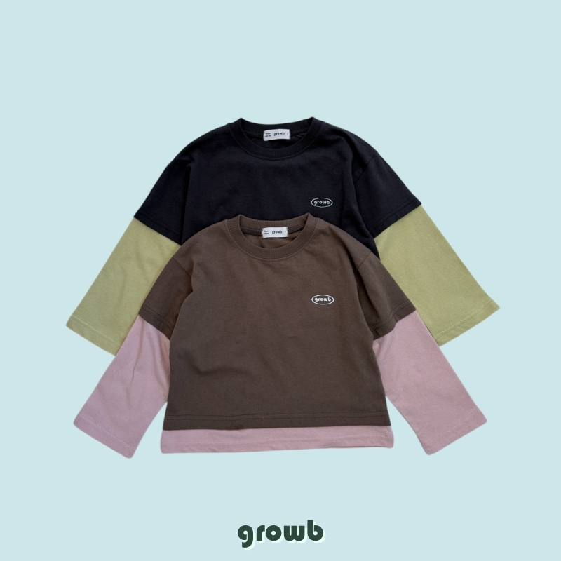 Grow B - Korean Children Fashion - #prettylittlegirls - Double Tee - 3