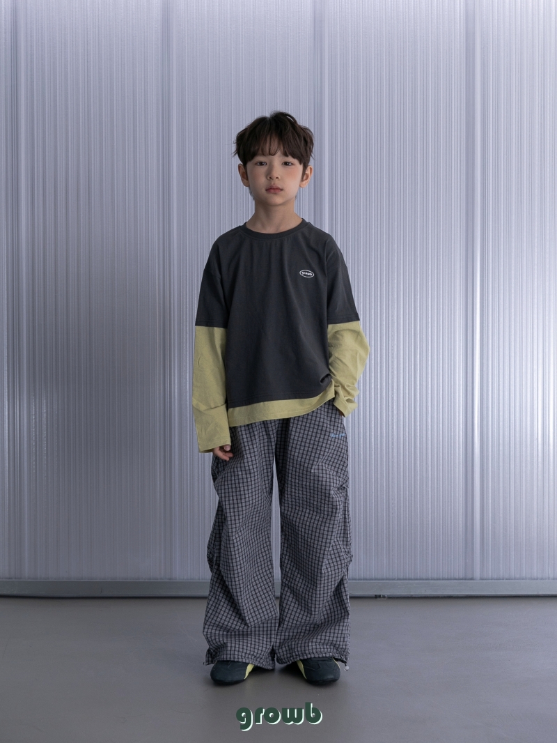 Grow B - Korean Children Fashion - #stylishchildhood - Double Tee - 6