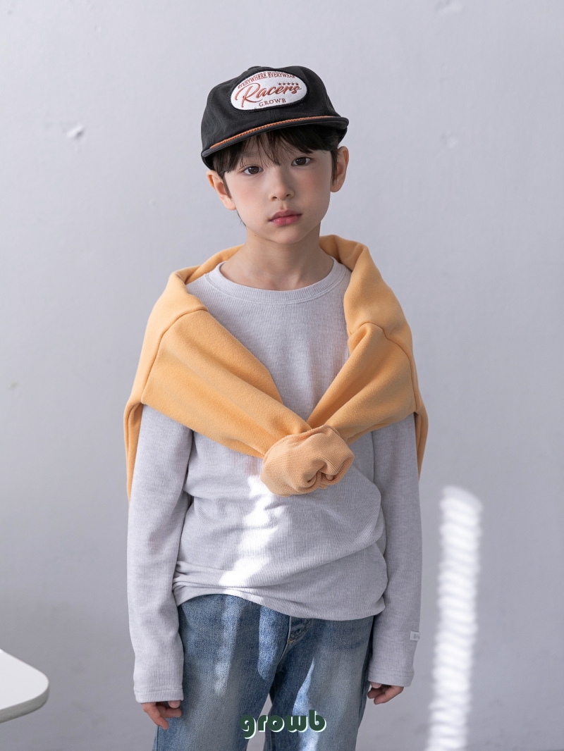Grow B - Korean Children Fashion - #stylishchildhood - Soft Tee - 12
