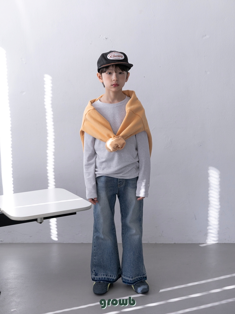 Grow B - Korean Children Fashion - #todddlerfashion - Soft Tee - 10