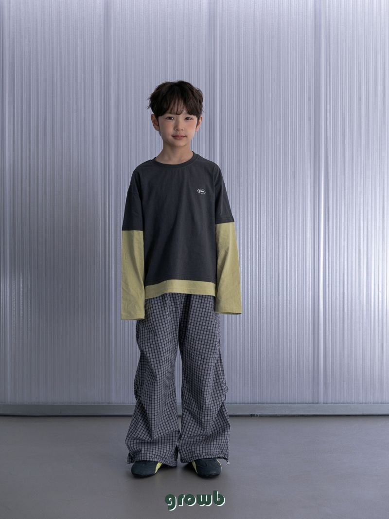 Grow B - Korean Children Fashion - #toddlerclothing - Double Tee - 5