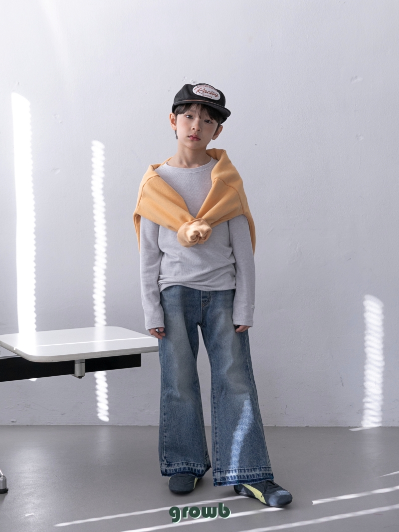 Grow B - Korean Children Fashion - #toddlerclothing - Soft Tee - 11