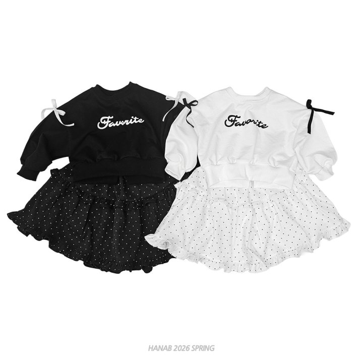 Hanab - Korean Children Fashion - #Kfashion4kids - Roundy Set