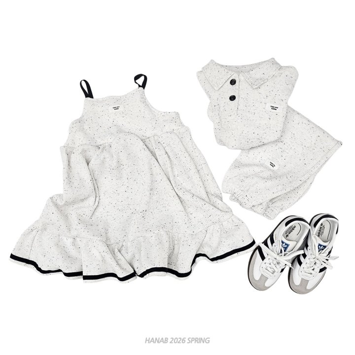 Hanab - Korean Children Fashion - #kidsshorts - Unique Waffle One-piece - 8