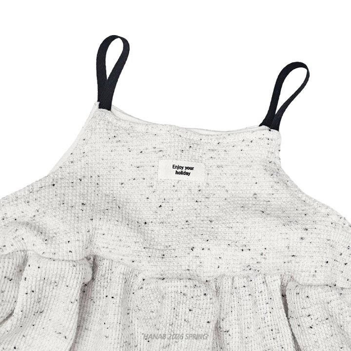 Hanab - Korean Children Fashion - #littlefashionista - Unique Waffle One-piece - 12