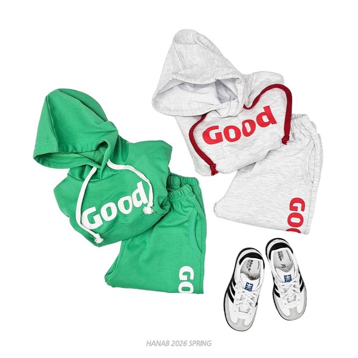 Hanab - Korean Children Fashion - #littlefashionista - Good Good Set - 4