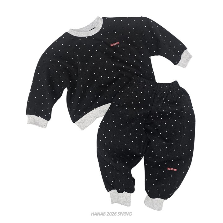 Hanab - Korean Children Fashion - #magicofchildhood - Tiny Dot Set - 2