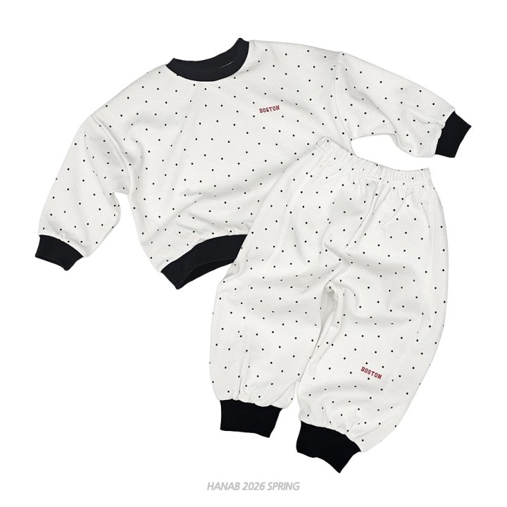 Hanab - Korean Children Fashion - #minifashionista - Tiny Dot Set - 3