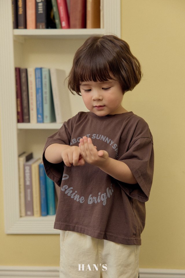 Han's - Korean Children Fashion - #childofig - Short Sleeve Label Tee - 8
