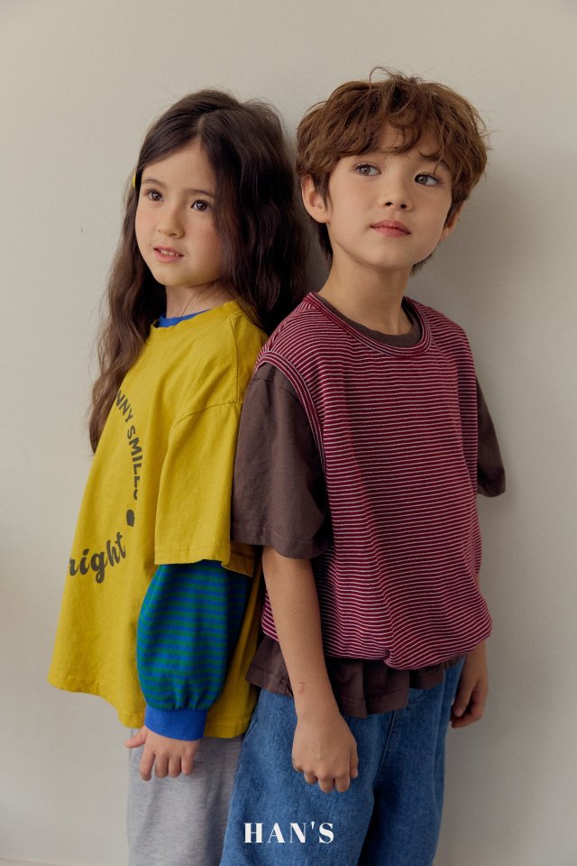 Han's - Korean Children Fashion - #childrensboutique - Muse Stripe Sleeveless Top - 6