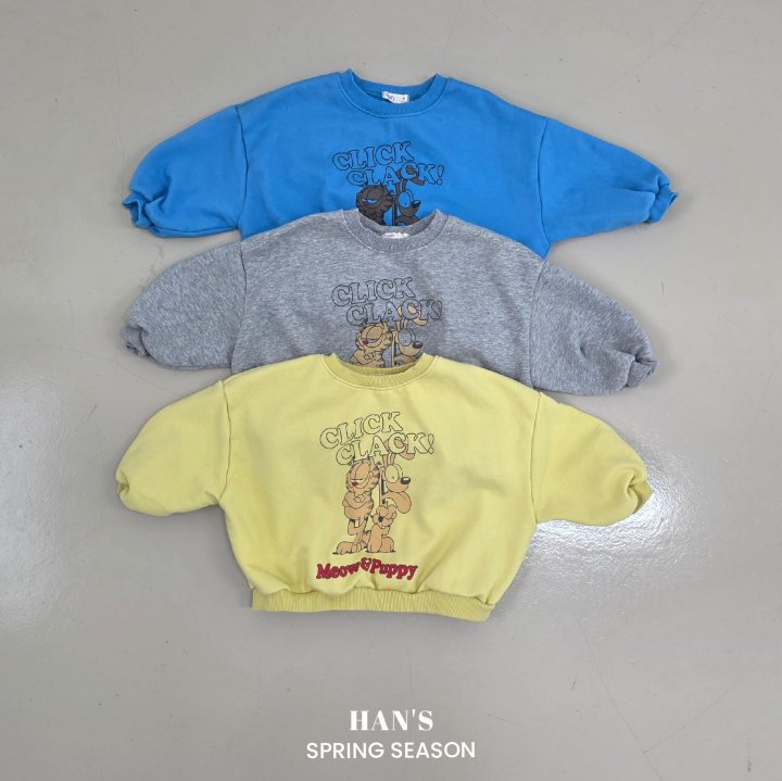 Han's - Korean Children Fashion - #childrensboutique - Miu Puppy Sweatshirt