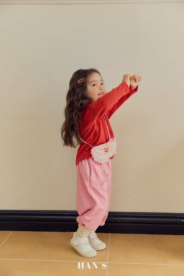 Han's - Korean Children Fashion - #designkidswear - Ribbon Pants - 8