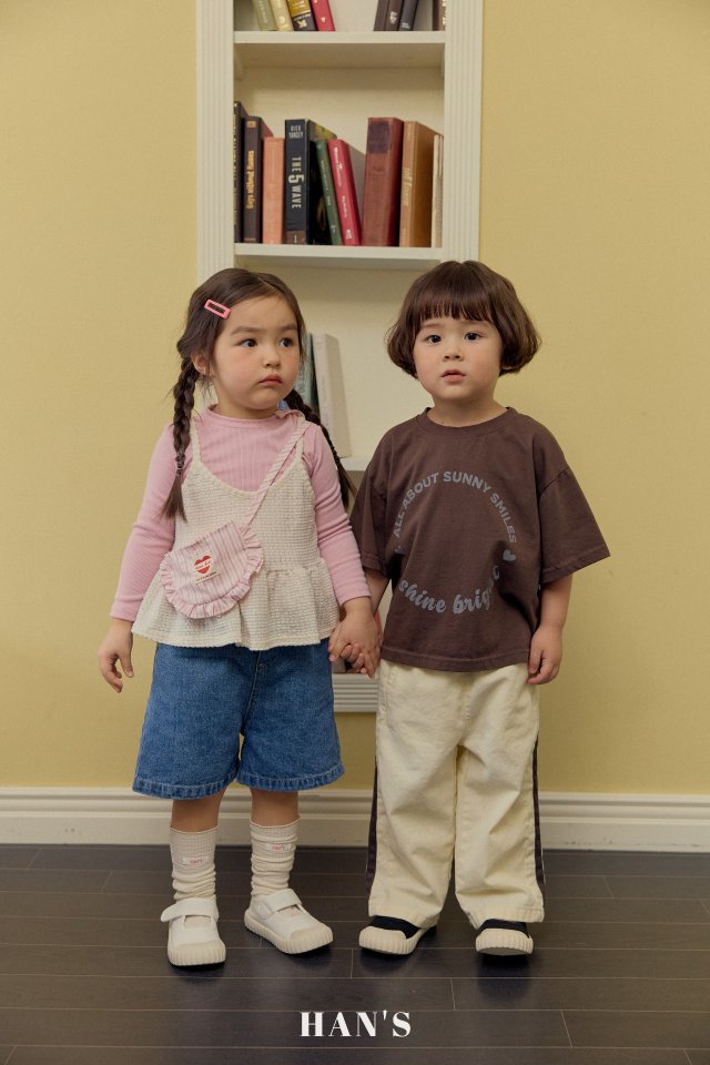 Han's - Korean Children Fashion - #designkidswear - Short Sleeve Label Tee - 11