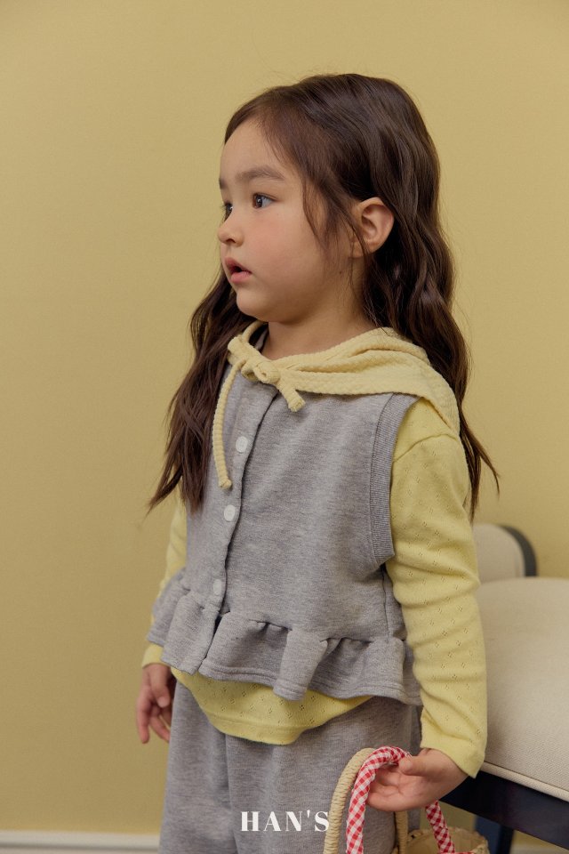 Han's - Korean Children Fashion - #fashionkids - Angel Button Tee - 12