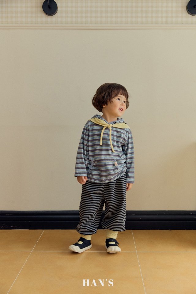 Han's - Korean Children Fashion - #kidsshorts - Stripe Jenny Pants - 10