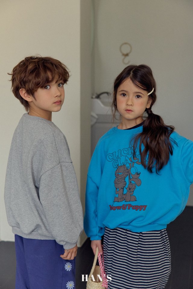 Han's - Korean Children Fashion - #kidsshorts - Miu Puppy Sweatshirt - 5