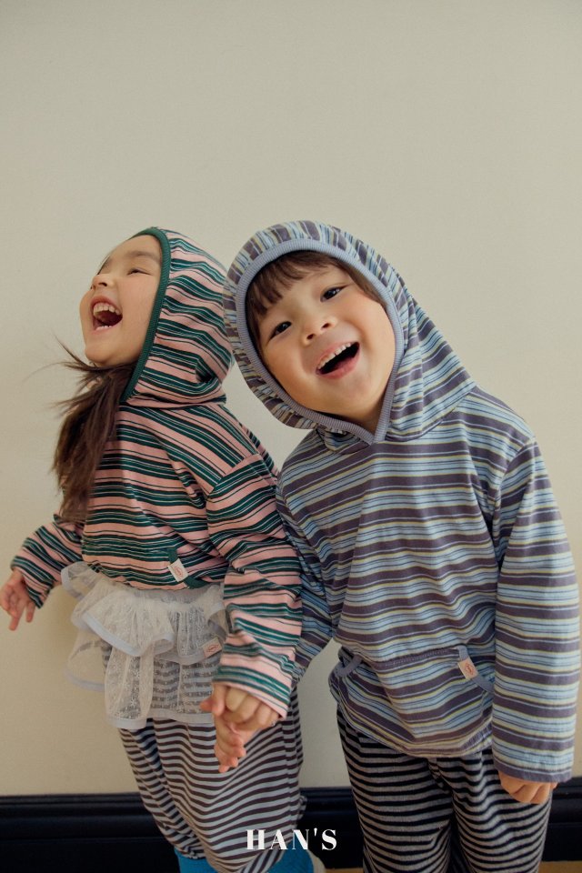 Han's - Korean Children Fashion - #kidsshorts - Matching Mountain Hoodie - 3