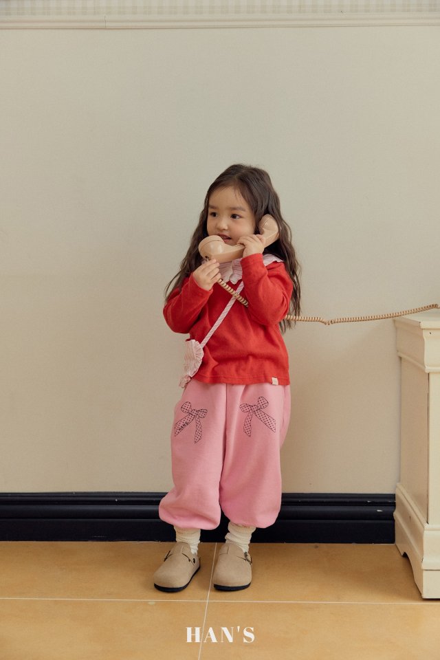 Han's - Korean Children Fashion - #kidsstore - Ribbon Pants - 12