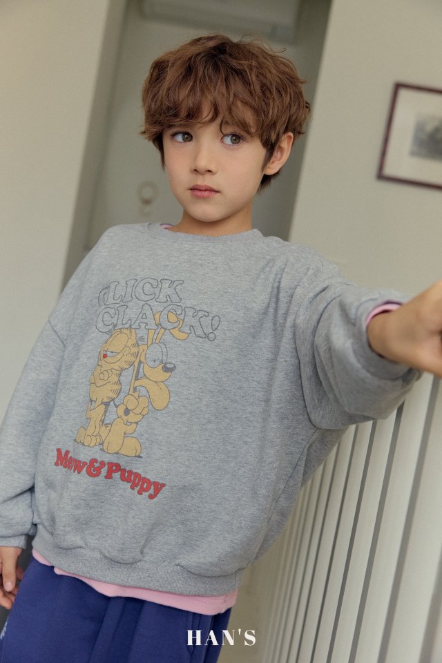 Han's - Korean Children Fashion - #kidsstore - Miu Puppy Sweatshirt - 6