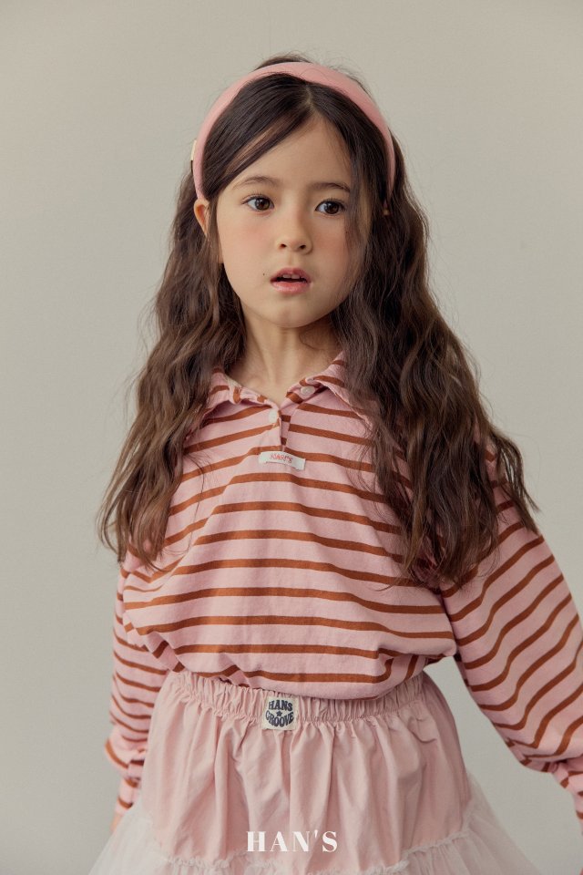 Han's - Korean Children Fashion - #kidzfashiontrend - Rich Collar Tee - 5