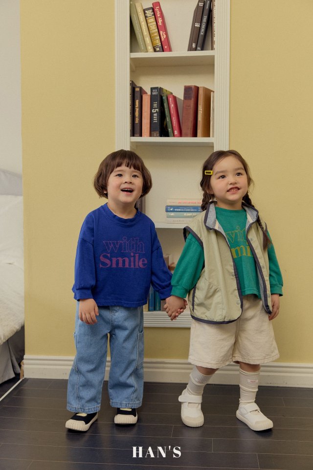 Han's - Korean Children Fashion - #kidzfashiontrend - Smile Tee - 3