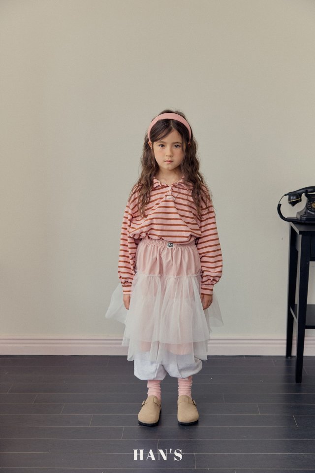Han's - Korean Children Fashion - #littlefashionista - Rich Collar Tee - 7