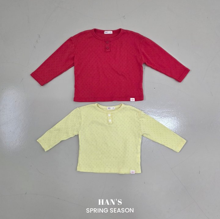 Han's - Korean Children Fashion - #littlefashionista - Angel Button Tee