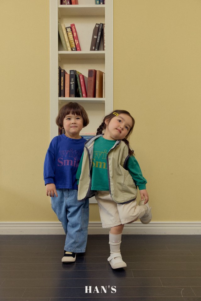 Han's - Korean Children Fashion - #prettylittlegirls - Smile Tee - 8
