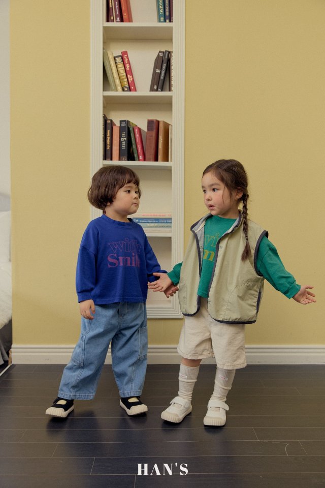 Han's - Korean Children Fashion - #stylishchildhood - Smile Tee - 11