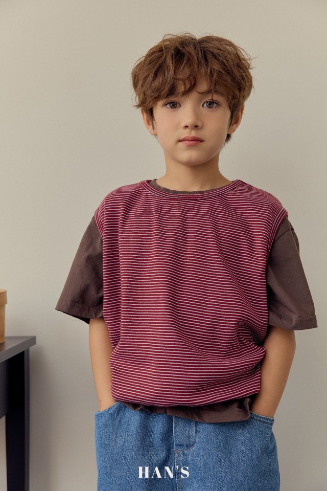 Han's - Korean Children Fashion - #toddlerclothing - Muse Stripe Sleeveless Top - 4