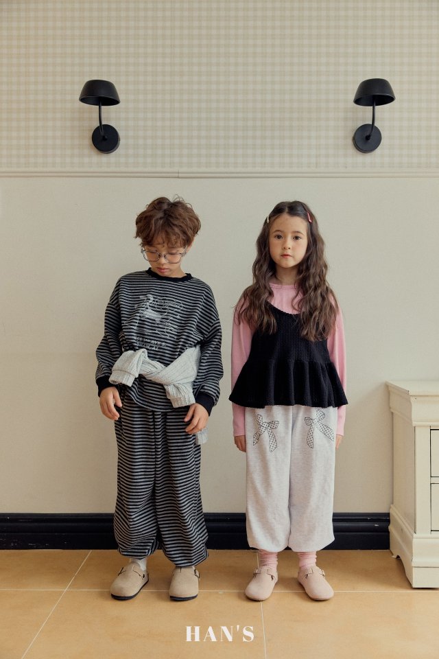 Han's - Korean Children Fashion - #todddlerfashion - Pom Pom Bustier - 10