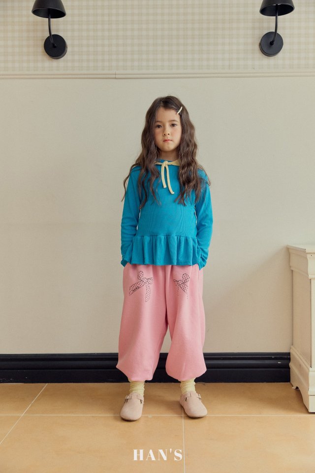 Han's - Korean Children Fashion - #todddlerfashion - Ribbon Pants - 3