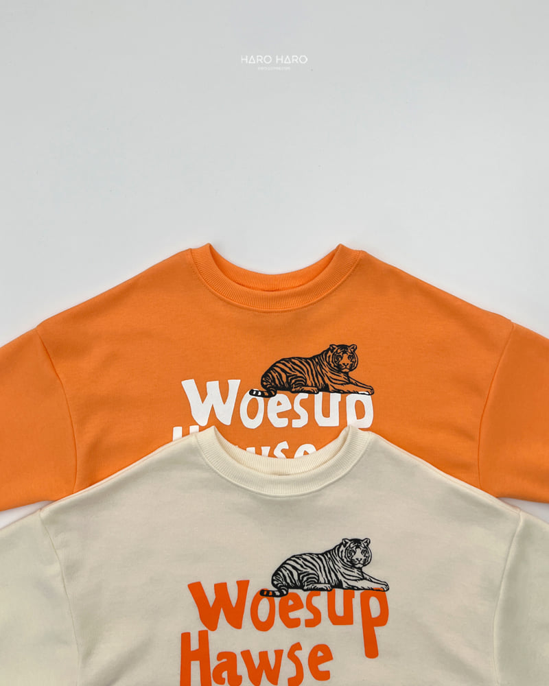 Haro Haro - Korean Children Fashion - #kidzfashiontrend - Tiger Sweatshirt - 4