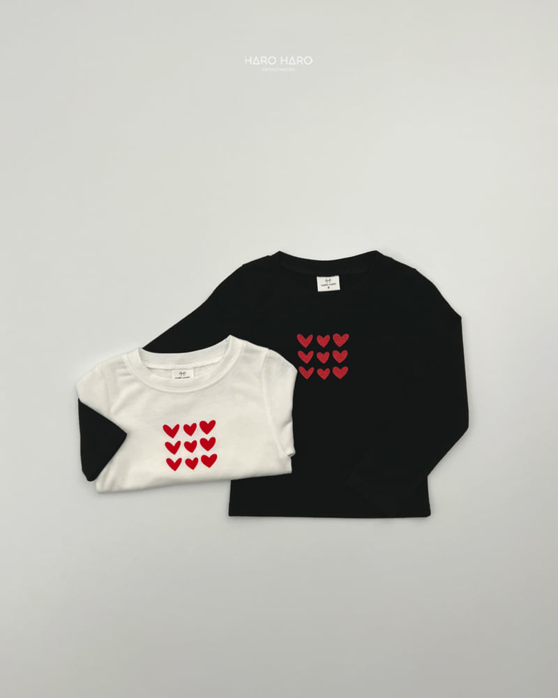 Haro Haro - Korean Children Fashion - #Kfashion4kids - Heart-Throb Slim Tee - 7