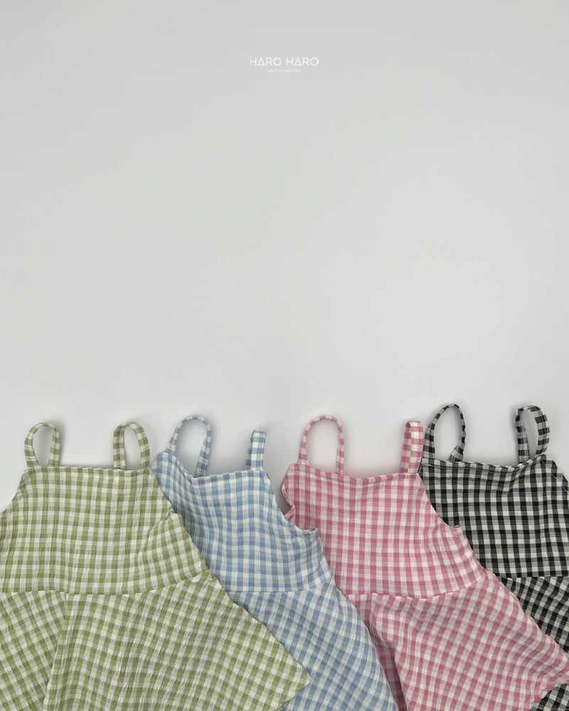 Haro Haro - Korean Children Fashion - #Kfashion4kids - Sweet Check Bustier - 6