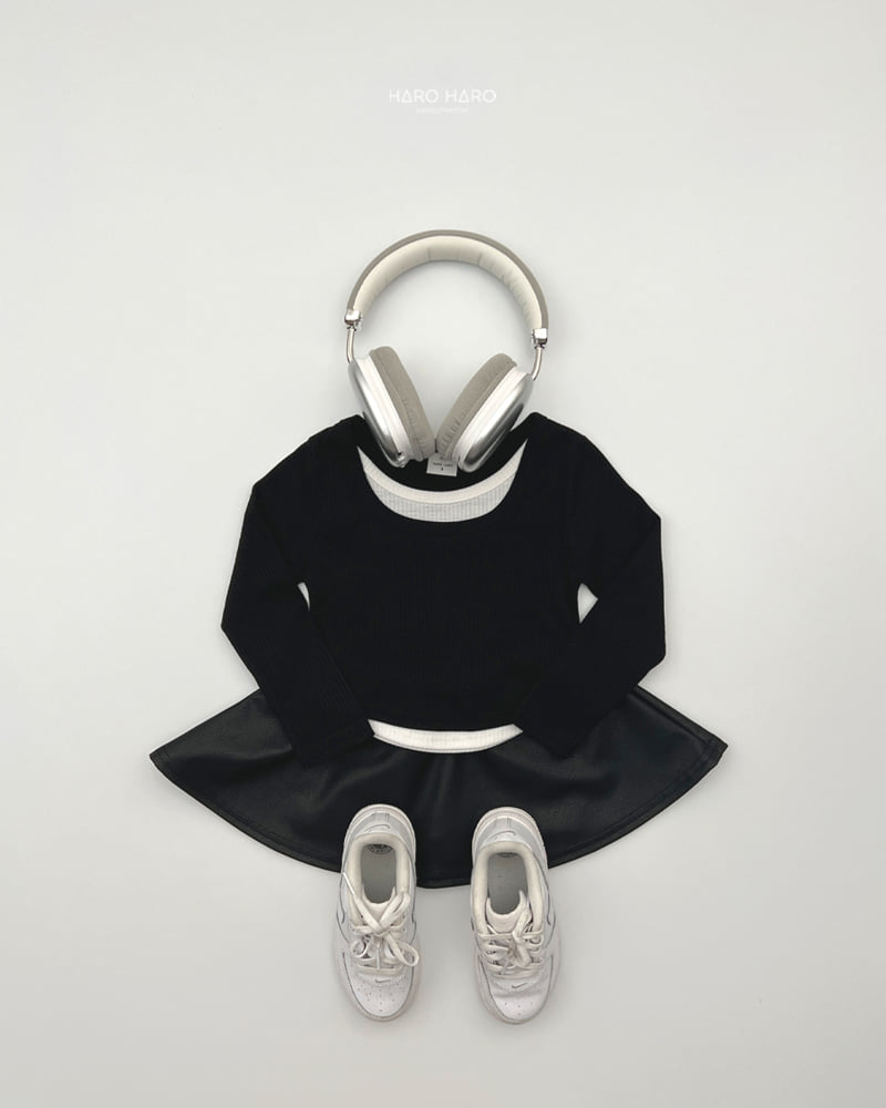 Haro Haro - Korean Children Fashion - #Kfashion4kids - Ribbed Layered Tee - 11