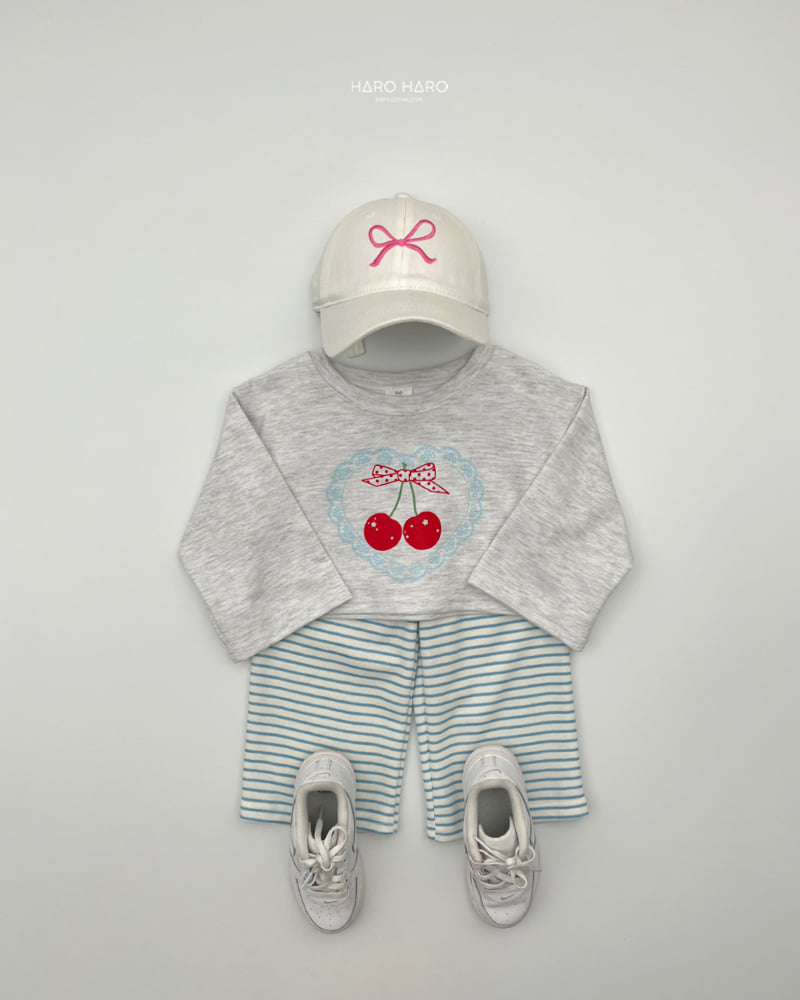 Haro Haro - Korean Children Fashion - #Kfashion4kids - Cherry Crop Tee - 10