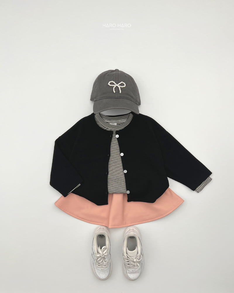 Haro Haro - Korean Children Fashion - #Kfashion4kids - Slim Ribbed Tee Set - 9