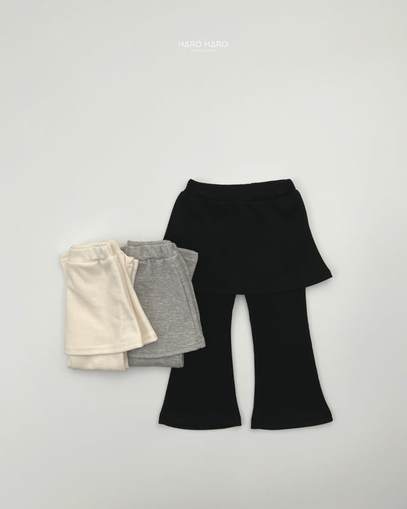 Haro Haro - Korean Children Fashion - #Kfashion4kids - Skirt Bootcut Pants - 8