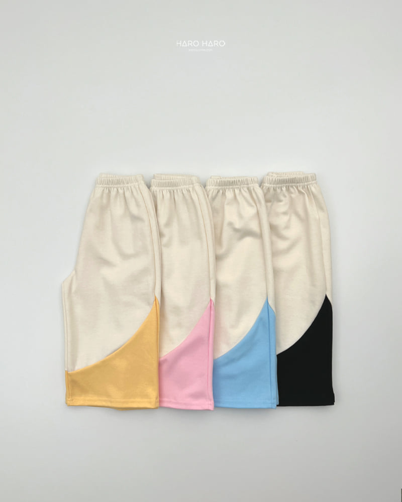Haro Haro - Korean Children Fashion - #childofig - Contrast Color Wide Pants - 5