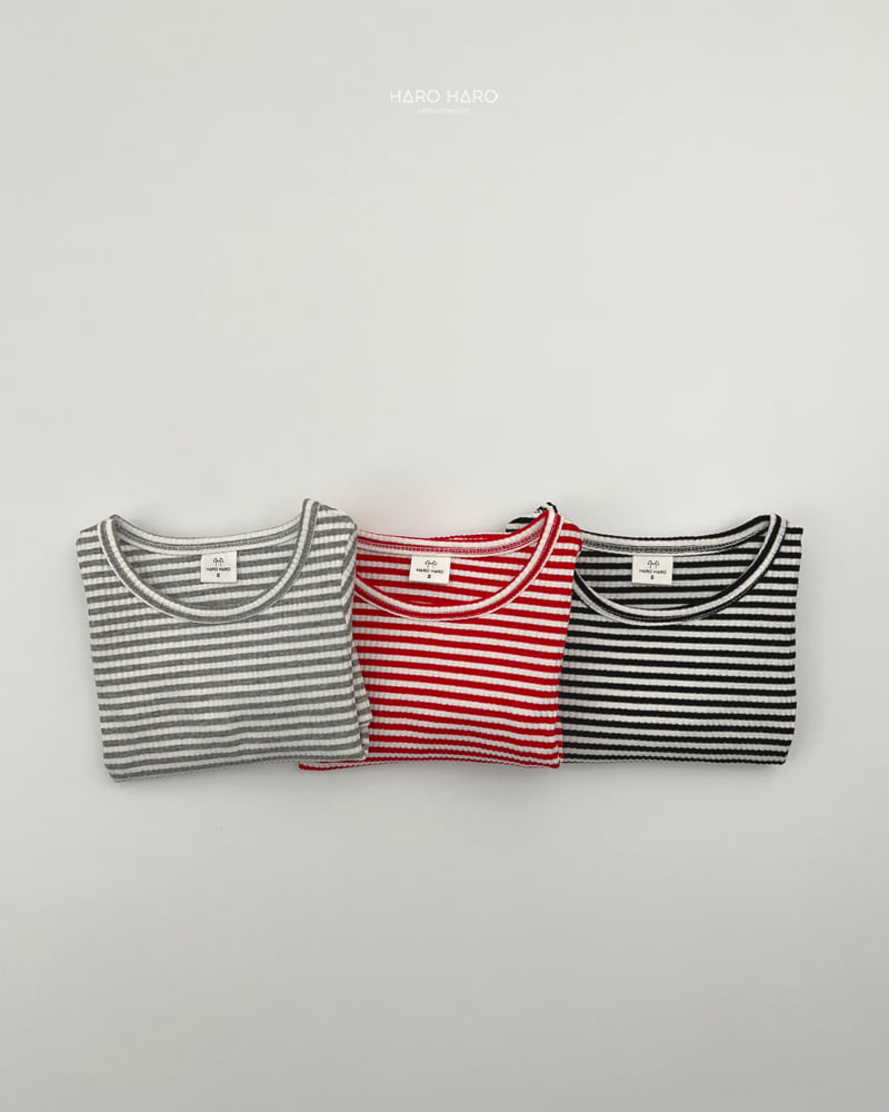 Haro Haro - Korean Children Fashion - #childofig - Julie Stripe One-piece - 9